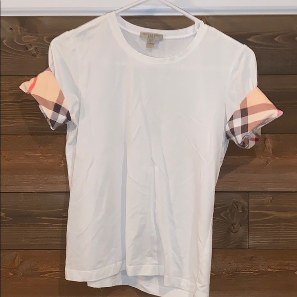Burberry Tops - Burberry Cuff T-shirt